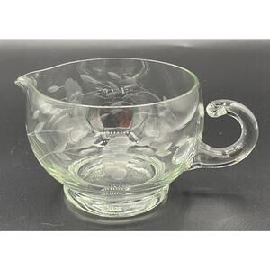 Vintage PRINCESS HOUSE HERITAGE CRYSTAL CREAM creamer pour lip cat tail